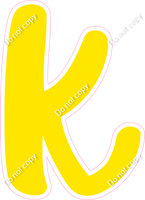 CU 23.5" Individuals - Flat Yellow k