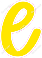 CU 23.5" Individuals - Flat Yellow l