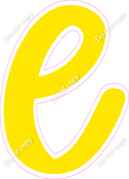 CU 23.5" Individuals - Flat Yellow l