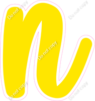 CU 23.5" Individuals - Flat Yellow n