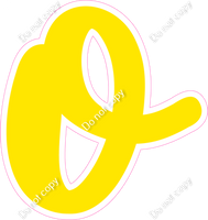 CU 23.5" Individuals - Flat Yellow o