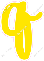 CU 23.5" Individuals - Flat Yellow q