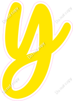 CU 23.5" Individuals - Flat Yellow y