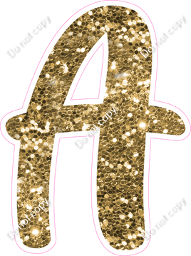 CU 23.5" Individuals - Gold Sparkle A