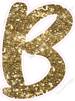 CU 23.5" Individuals - Gold Sparkle B