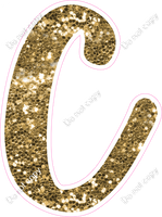 CU 23.5" Individuals - Gold Sparkle C