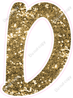 CU 23.5" Individuals - Gold Sparkle D