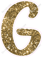 CU 23.5" Individuals - Gold Sparkle G