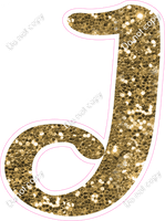 CU 23.5" Individuals - Gold Sparkle J