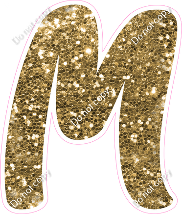 CU 23.5" Individuals - Gold Sparkle M