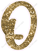 CU 23.5" Individuals - Gold Sparkle O