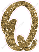 CU 23.5" Individuals - Gold Sparkle Q