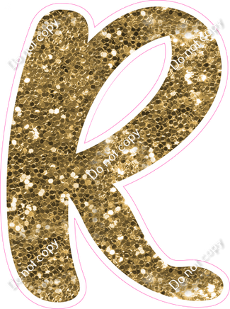 CU 23.5" Individuals - Gold Sparkle R