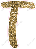 CU 23.5" Individuals - Gold Sparkle T