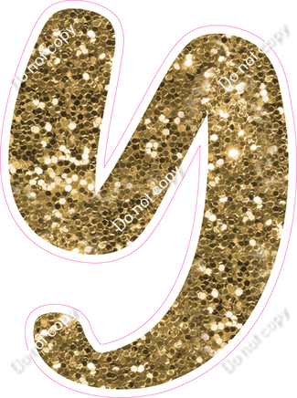 CU 23.5" Individuals - Gold Sparkle Y