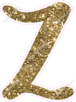 CU 23.5" Individuals - Gold Sparkle Z