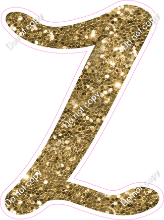 CU 23.5" Individuals - Gold Sparkle Z