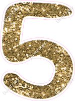 CU 23.5" Individuals - Gold Sparkle 5