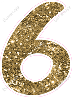 CU 23.5" Individuals - Gold Sparkle 6