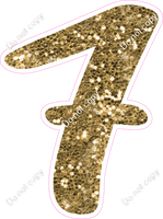 CU 23.5" Individuals - Gold Sparkle 7