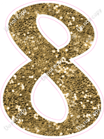 CU 23.5" Individuals - Gold Sparkle 8