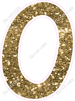 CU 23.5" Individuals - Gold Sparkle