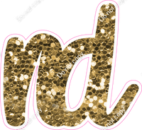 CU 23.5" Individuals - Gold Sparkle ND