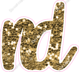 CU 23.5" Individuals - Gold Sparkle ND