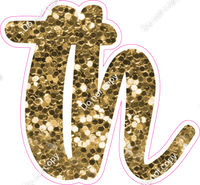 CU 23.5" Individuals - Gold Sparkle TH