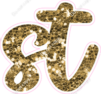 CU 23.5" Individuals - Gold Sparkle ST