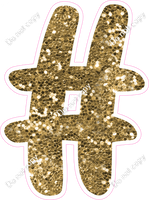 CU 23.5" Individuals - Gold Sparkle #