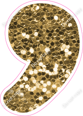 CU 23.5" Individuals - Gold Sparkle Apostrophe