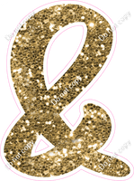 CU 23.5" Individuals - Gold Sparkle &