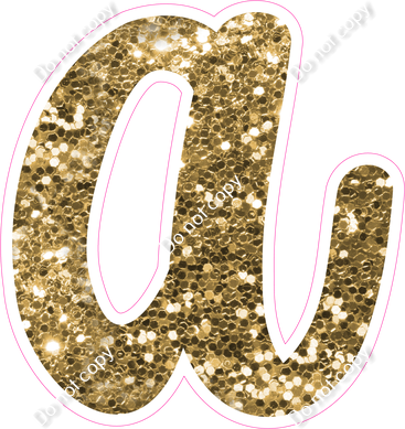 CU 23.5" Individuals - Gold Sparkle a