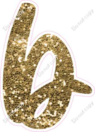 CU 23.5" Individuals - Gold Sparkle b