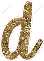 CU 23.5" Individuals - Gold Sparkle d