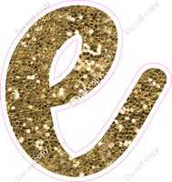 CU 23.5" Individuals - Gold Sparkle e