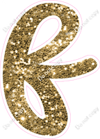 CU 23.5" Individuals - Gold Sparkle f