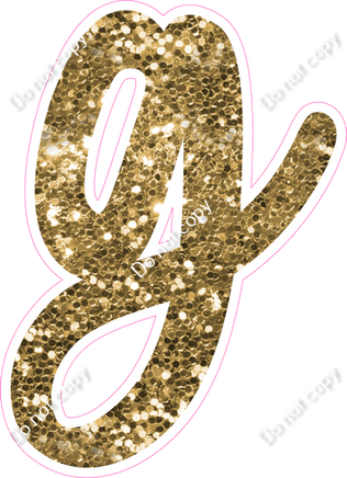 CU 23.5" Individuals - Gold Sparkle g