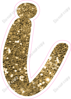 CU 23.5" Individuals - Gold Sparkle i