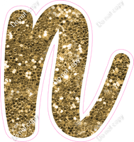 CU 23.5" Individuals - Gold Sparkle n