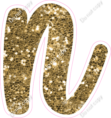 CU 23.5" Individuals - Gold Sparkle n