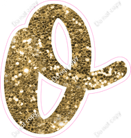 CU 23.5" Individuals - Gold Sparkle o