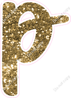 CU 23.5" Individuals - Gold Sparkle p