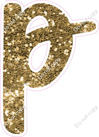 CU 23.5" Individuals - Gold Sparkle p