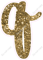 CU 23.5" Individuals - Gold Sparkle q