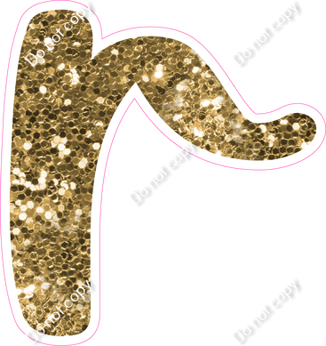 CU 23.5" Individuals - Gold Sparkle r