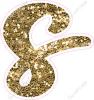 CU 23.5" Individuals - Gold Sparkle s