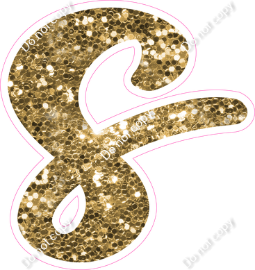 CU 23.5" Individuals - Gold Sparkle s