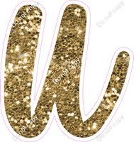 CU 23.5" Individuals - Gold Sparkle u